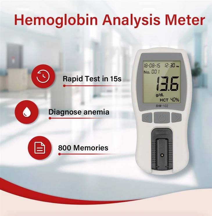Self Checking Hemoglobin Meter