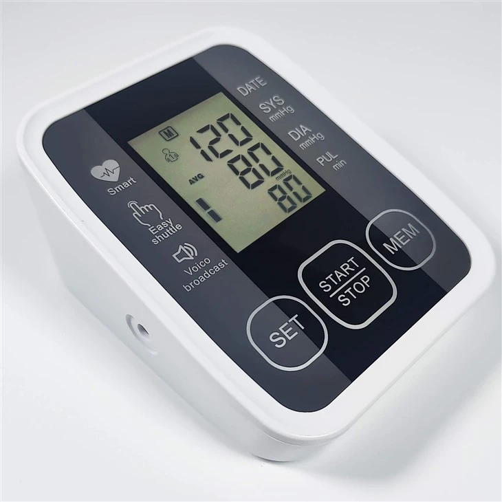 Blood Pressure Monitor With Heart Beat Pulse Meter